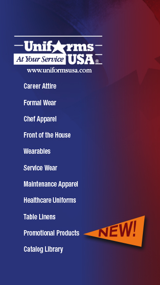 Career Attire, Formal Wear, Chef Apparel, Front of the House, Wearables, Maintenance, Healthcare, Promotional