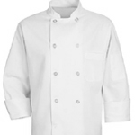 Basic Chef Coat (3/4 sleeve)