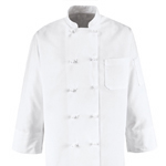 Basic Chef Coat (3/4 sleeve)